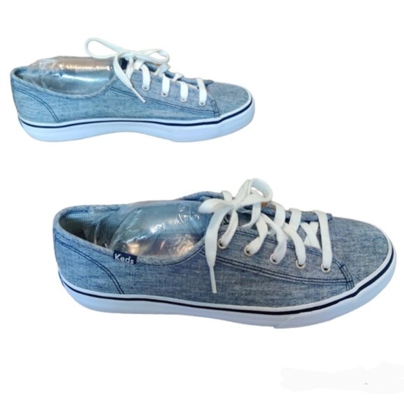 Keds Surfer Classic Chambray Sneaker EUC sz 8.5 US - Picture 2 of 16